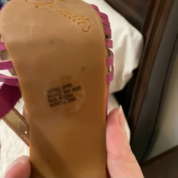 Seychelles leather platform sandals 7 1/2 Like New worn once - Picture 8 of 11